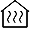 heating-a-house icon